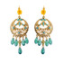 Mariana Boho Chandelier French Wire Earrings in Pistachio - Preorder