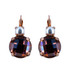 Mariana Extra Luxurious Double Stone French Wire Earrings in Cookie Dough - Preorder