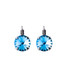 Mariana Extra Luxurious Rivoli Single Stone Post Earrings in Aquamarine - Preorder