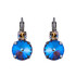 Mariana Lovable Rivoli Double Stone French Wire Earrings in Golden Shadow/Sun-kissed Twilight - Rhodium