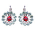 Mariana Extra Luxurious Dahlia Leverback Earrings in Enchanted - Preorder