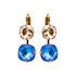 Mariana Double Cushion Cut Leverback Earrings in Fairytale - Preorder