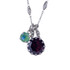 Mariana Extra Luxurious Double Stone Pendant in Enchanted - Preorder