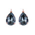 Mariana Lovable Pear Leverback Earrings in Black Diamond - Preorder