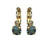 Mariana Petite Double Stone Leverback Earrings in Fairytale - Preorder