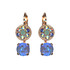 Mariana Double Stone Cluster and Round Leverback Earrings in Fairytale - Preorder