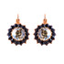 Mariana Extra Luxurious Rosette Leverback Earrings in Magic - Preorder