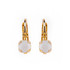 Mariana Petite Single Stone Leverback Earrings in Riverstone - Preorder