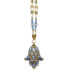 Michal Golan Bluebell Hamsa Necklace