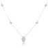 Hamsa Diamond Bezel Set Stylish Necklace in 14k Gold