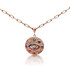 Celestial Evil Eye Pendant With Colorful Accents