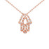 Hamsa with Diamond Necklace in 14k Gold