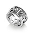 Silver Ring with Menorah and Star of David