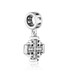 Serling silver Charm Penant with Zirconia Stones