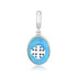 Jerusalem Cross Silver Charm Pendant