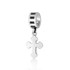Silver Sterling Cross Hanging Bead Charm Pendant