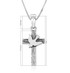 Cross with Dove pendant from sterling silver 925