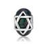 Star of David Bead Charm with Eilat Azurite Stone