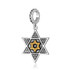 Gold Plated Classic Star of David Sterling Silver Pendant