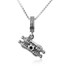 Charm Pendant Mezuzah Scroll David Star