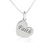 Graceful Heart Sterling Silver Pendant