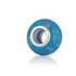 Blue Opal Rondelle Core Bead Charm