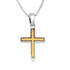 Silver Embellished Jewelry in a form of Trinity Cross