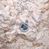 Silver Menorah Eilat Azurite Pendant