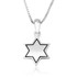 Gold Plated Star of David Silver Pendant