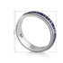 Ani Ledodi Silver Sterling Ring with Blue Enamel