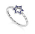 925 Sterling Silver Ring with Star of David