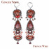 Ayala Bar Ginger Spice Dusty Rose Earrings