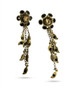 Flower Drop Leaves Long Earrings
