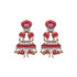 Radical Red Lava Flow Earrings