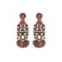 Ayala Bar Plum Wine Gilded Rosetta Limited Edition Earrings