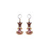 Ayala Bar Plum Wine Antique Rose Earrings
