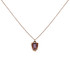 Ayala Bar Plum Wine Majestic Rosette Necklace