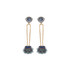 Cleopatra Lapis Hoop Earrings