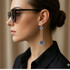 Cleopatra Lapis Hoop Wire Earrings