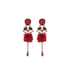 Red Bazaar Saffron Rose Earrings
