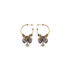 Ayala Bar Drops of Gold Gold Dust Hoop Earrings