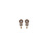 Ayala Bar Drops of Gold Honeycomb Stud Earrings