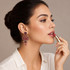 Ayala Bar Mulled Wine Velvet Vintage Earrings