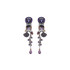 Ayala Bar Purple Passion Dusk Petal Earrings