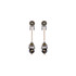 Ayala Bar Night Queen Moss and Moonstone Earrings