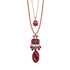 Ayala Bar Crimson Fire Red Caravan Necklace