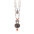 Ayala Bar Amber Bloom Terracotta Garden Long and Layered Necklace