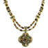 Michal Golan Tiger's Eye Abalone Bloom Necklace