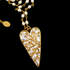 Michal Golan Luster & Light Pearl Long Heart Necklace