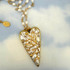 Michal Golan Luster & Light Pearl Long Heart Necklace